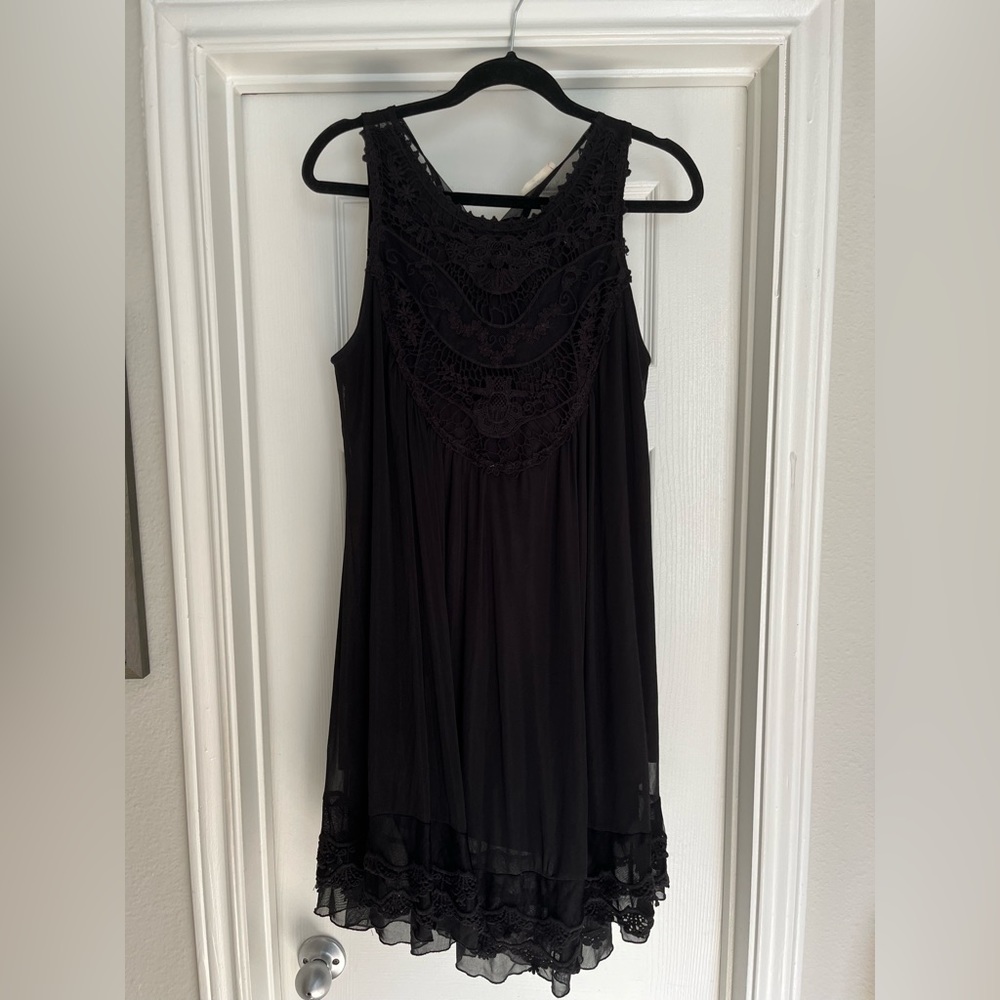 Altar'd State Lace Black Cocktail Dress